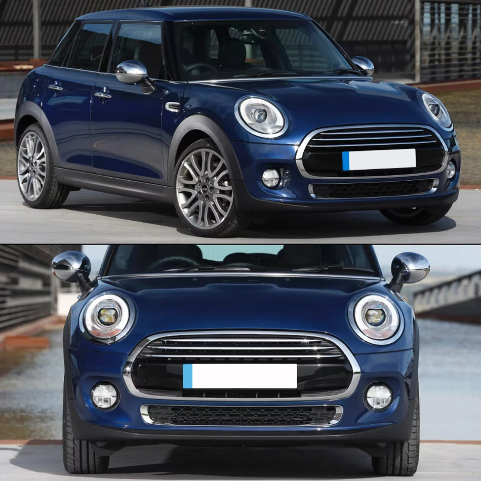 Mini Cooper F55 F56 F57 Framskärmsgaller, Glansig Svart Finish