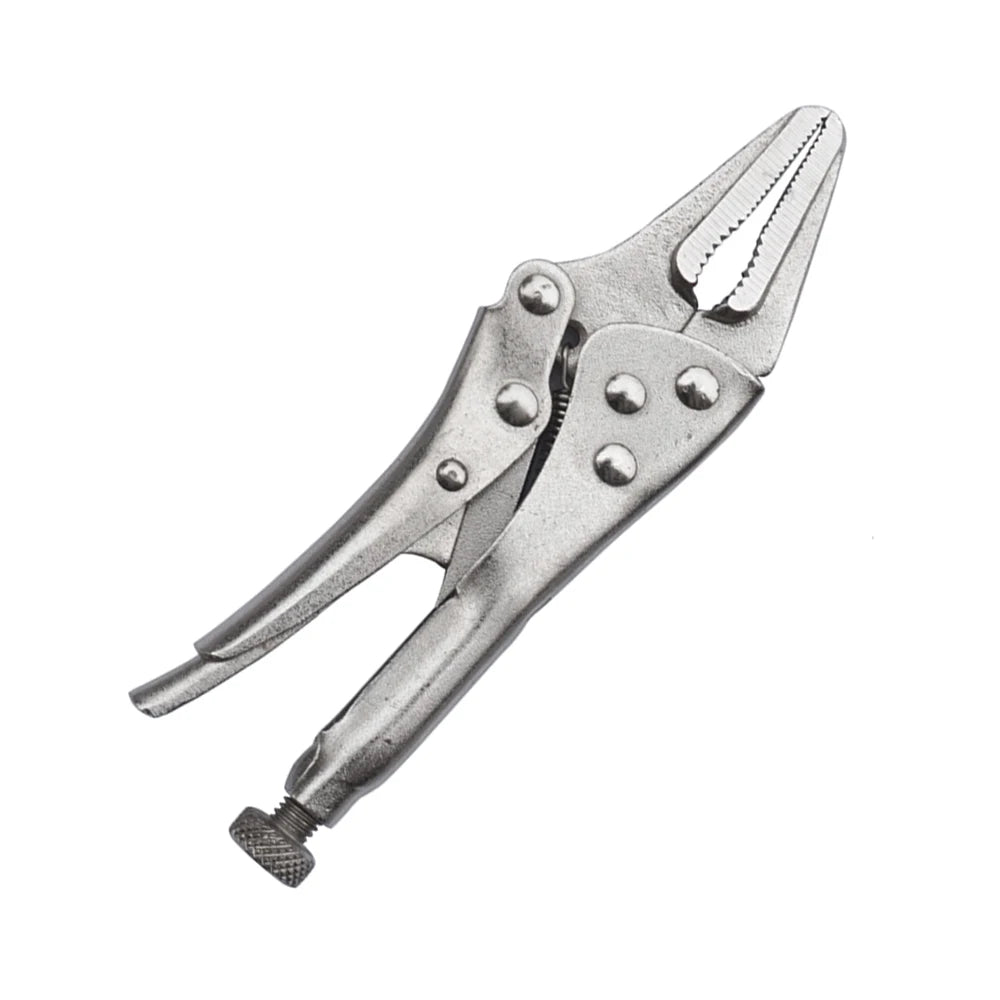 MacWork 5 Inch Long Nose Locking Pliers &ndash; Compact Design