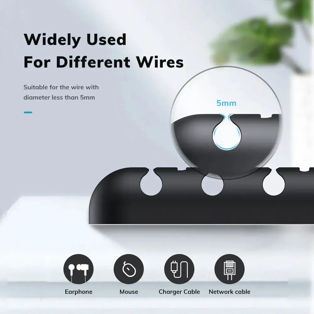 TOPK L35 Cable Organizer Magnetic Plug Box Silicone Cable Winder Flexible Cable Management Clips for Mouse Earphone by InterCyprus Trading Ltd