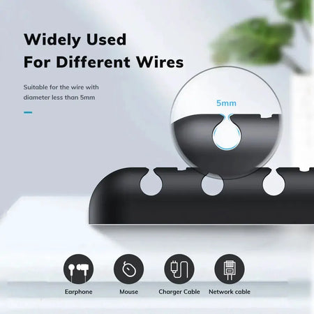 TOPK L35 Cable Organizer Magnetic Plug Box Silicone Cable Winder Flexible Cable Management Clips for Mouse Earphone by InterCyprus Trading Ltd