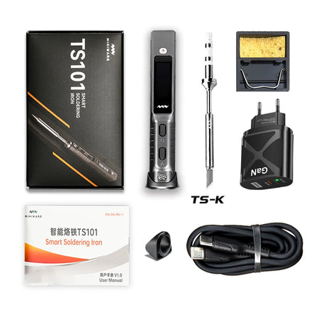 Mini Original TS101 Soldering Iron &ndash; Adjustable Temperature TS-K Set / EU Plug