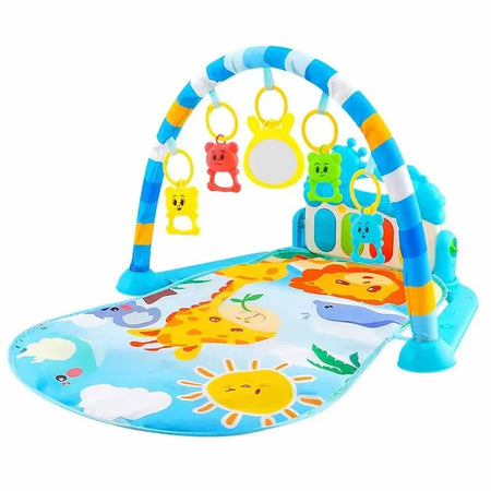 Baby Activity Gym - Musical Piano Keyboard Play Mat blue