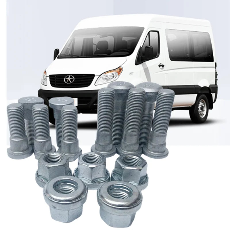 Durable Wheel Lug Bolt Kit with Nuts and Studs for JAC Sunray by InterCyprus Trading Ltd