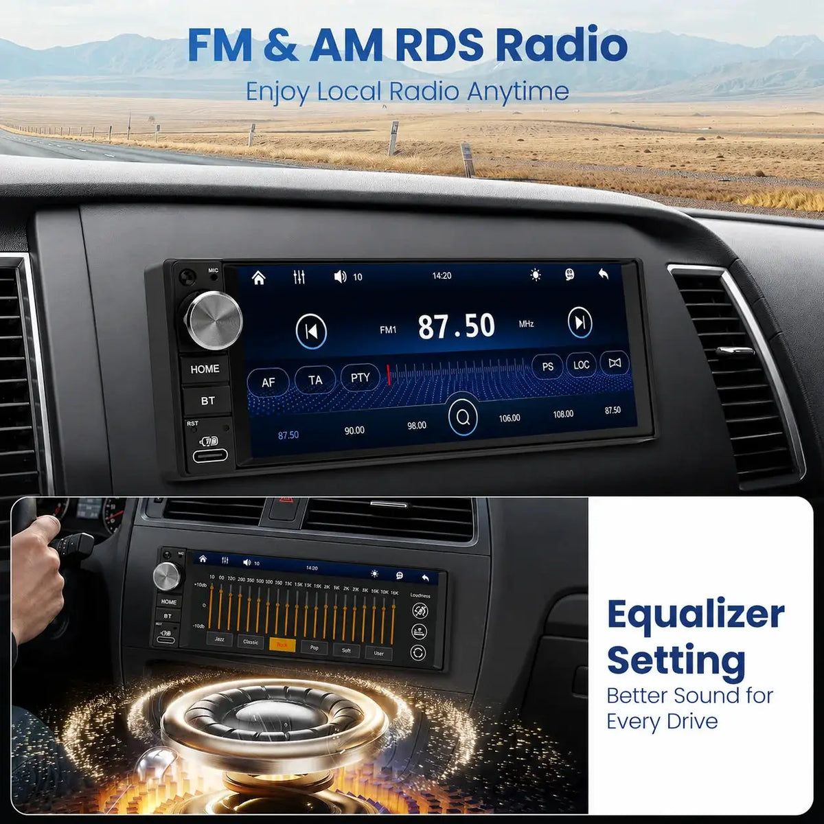Car Radio With Wireless CarPlay Android Auto For VW Golf Jetta Passat Skoda by InterCyprus Trading Ltd