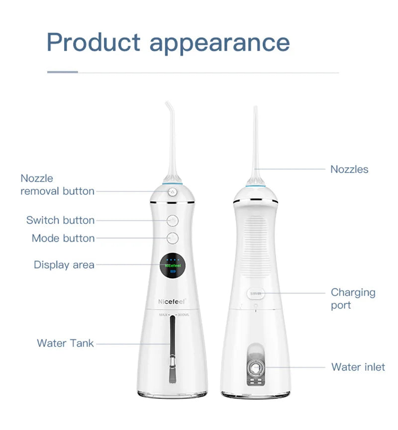 Oral Irrigator Portable Water Flosser &ndash; Rechargeable