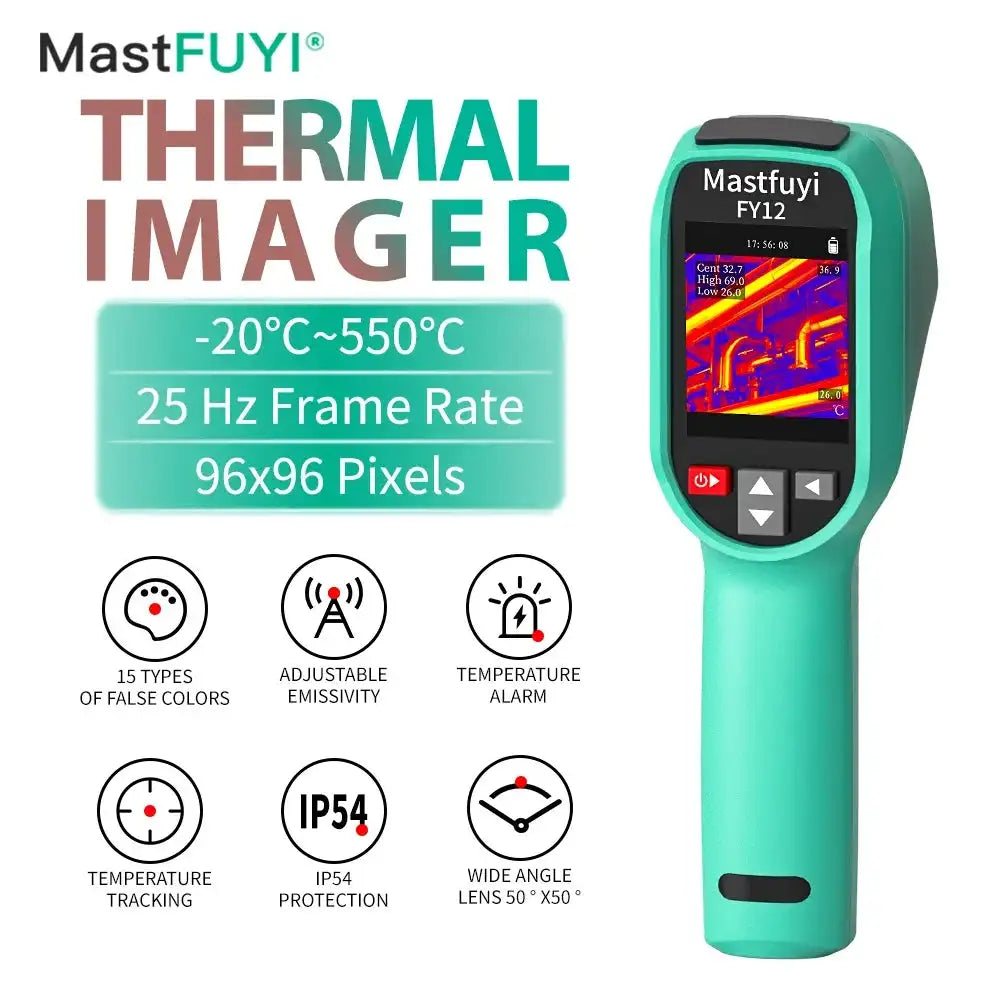 MASTFUYI FY12 Handheld Thermal Imager -20 To 500 C Noncontact