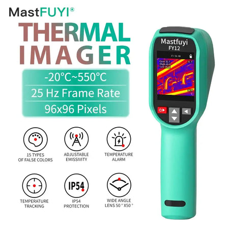 MASTFUYI FY12 Handheld Thermal Imager -20 To 500 C Noncontact