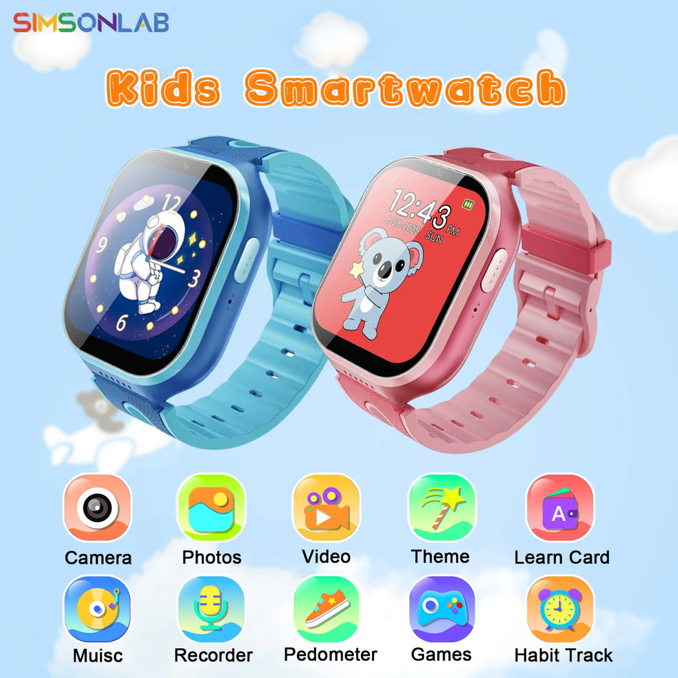 Kids Smart Watch with Camera, Local Music, 32 Games, Calculator