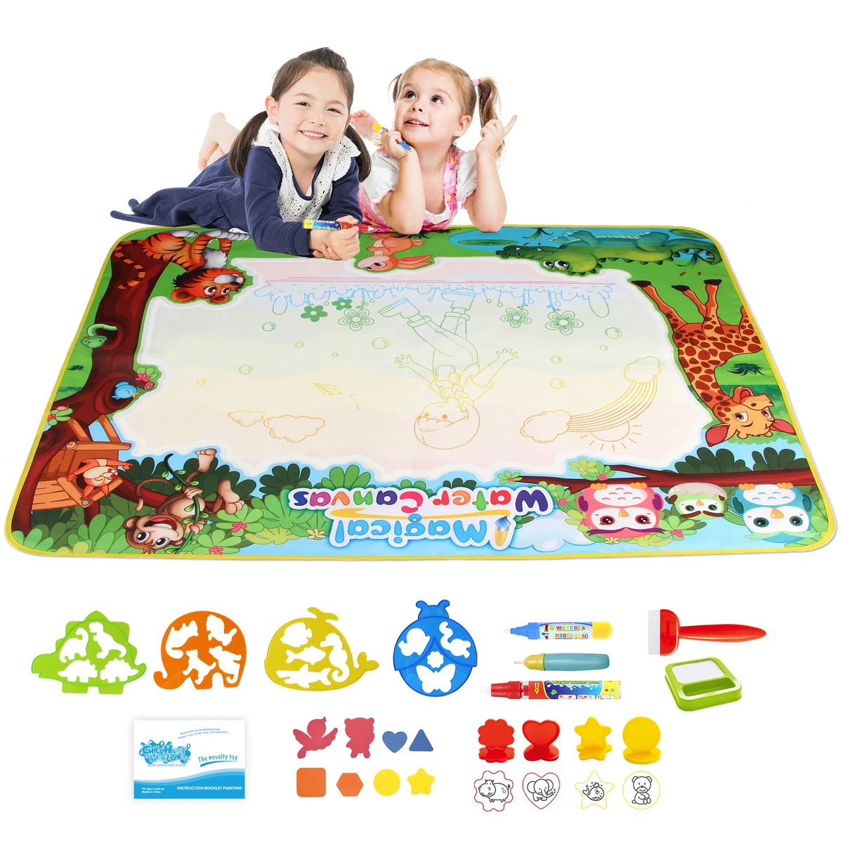 Coolplay Magic Water Drawing Mat &ndash; Reusable Fun for Kids