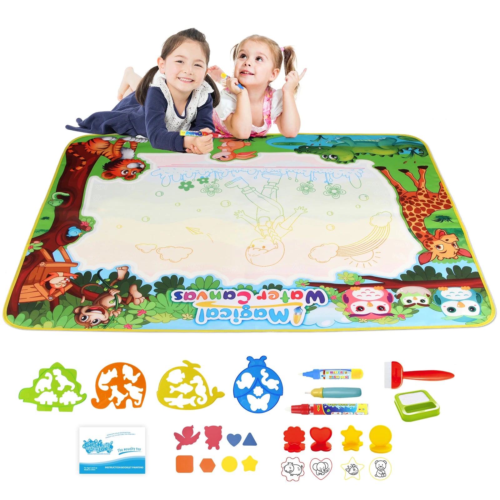 Coolplay Magic Water Drawing Mat &ndash; Reusable Fun for Kids