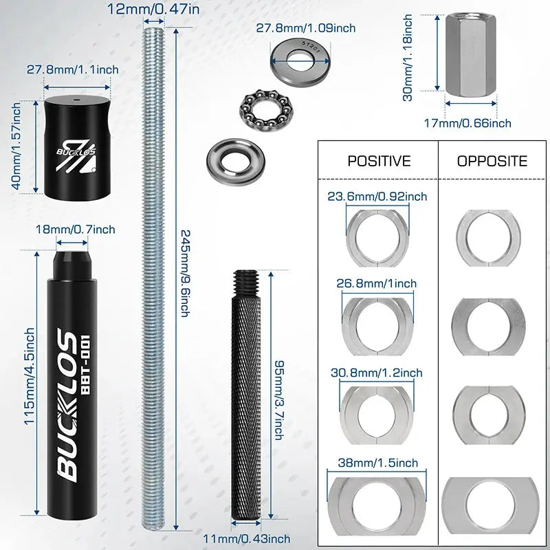 BUCKLOS Bicycle Bottom Bracket Headset Installation Tool Upgraded Bike Bottom Bracket Headset Removal Tool for BB86/BB30/BB92 by InterCyprus Trading Ltd