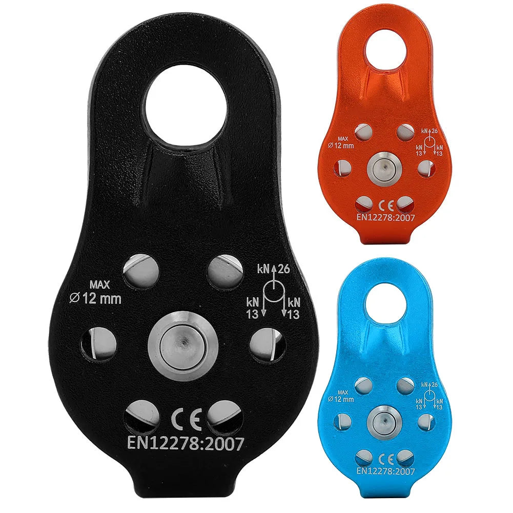 Rock Climbing Pulley 26KN &ndash; Alloy Heavy Duty Swivel