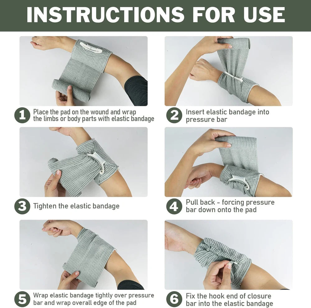 4/6in Israeli Bandage Dressing &ndash; Sterile Combat Bandage