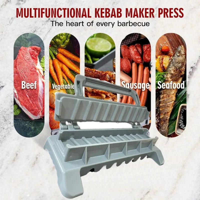 Manual Kebab Maker for Perfect BBQ Skewers at Home