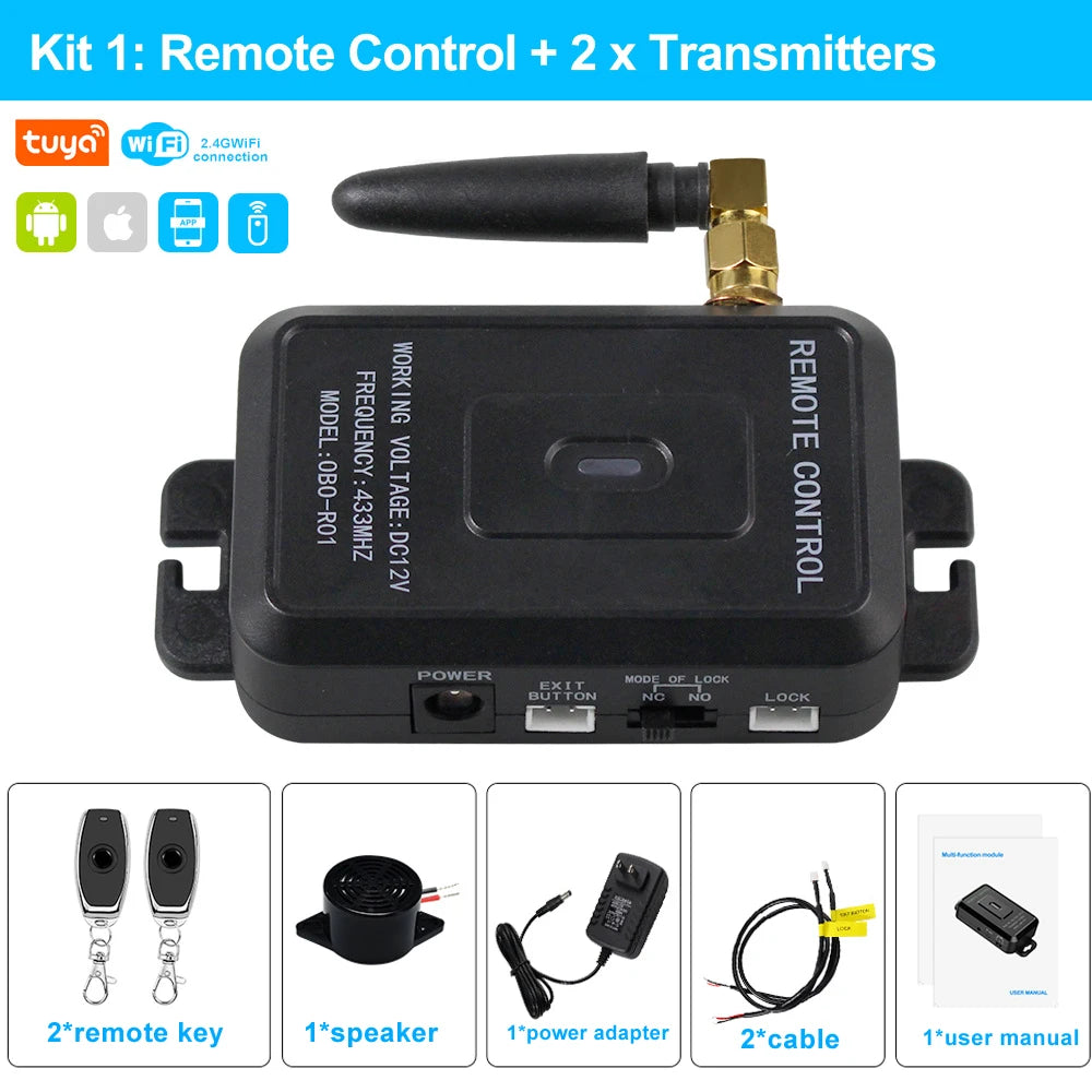 R01 - Smart Wifi Tuya Access Control Kit Remote Unlock Kit 1