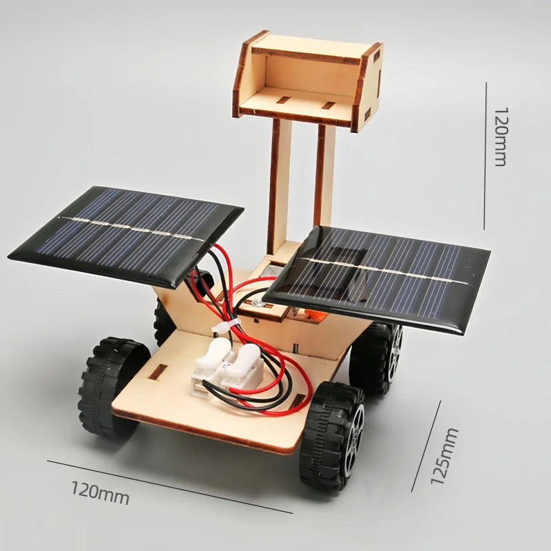 DIY Solar Car STEM Toy Inventions For Active Thinking