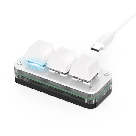 Macropad Macro Keyboard RGB Mini Knob &ndash; Hot Swap RGB 3 Key 1 / Red Switch / CHINA