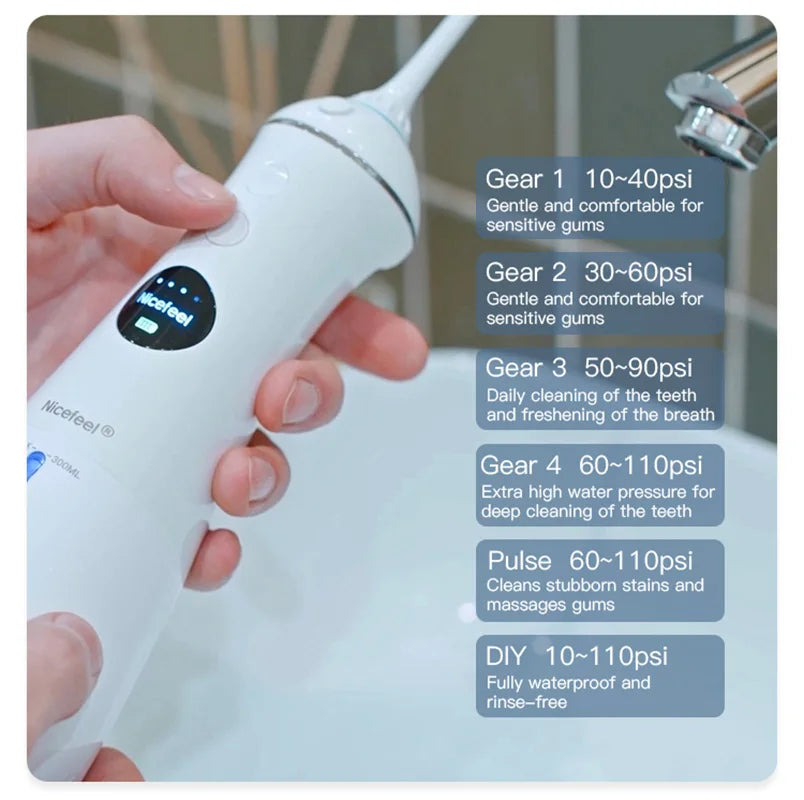 Oral Irrigator Portable Water Flosser &ndash; Rechargeable