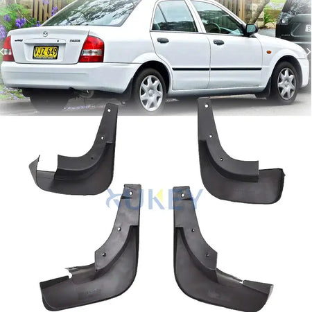 Car Mud Flaps For Mazda Protege 323 For Ford Laser 1998-2003 Mudflaps Splash Guards Mud Flap Mudguards Fender 1999 2000 2001 by InterCyprus Trading Ltd