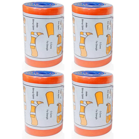 First Aid Aluminum Splint Roll 11x46cm - Ultra Lightweight 4 pack