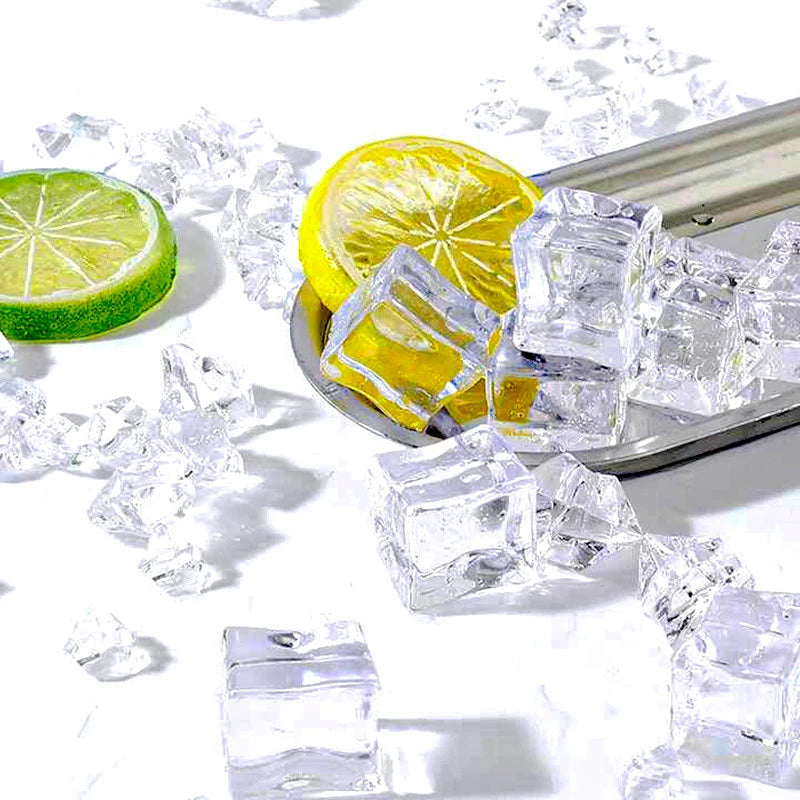 Clear Acrylic Fake Ice Cubes for Photography &amp; Decoration
