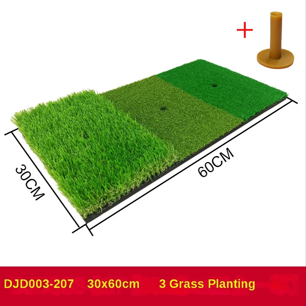 PGM Golf Hitting Mat DJD003 &ndash; Durable Indoor Outdoor Practice Aid DJD003-207 With TEE
