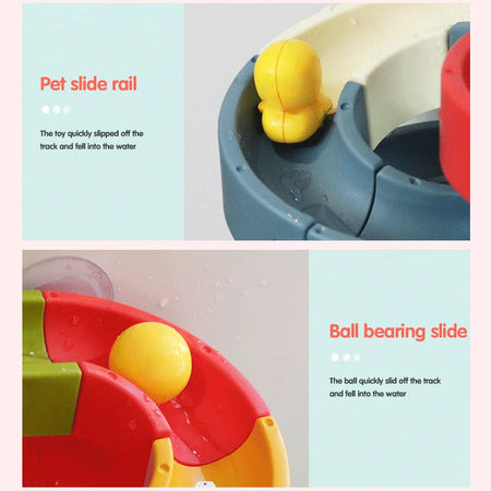 DIY Assembling Water Playing Track &ndash; Engaging Bath Time Fun
