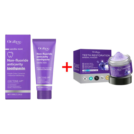 Teeth Restoration Mineral Powder &ndash; Remove Stains and Freshen Breath 2pcs / CHINA