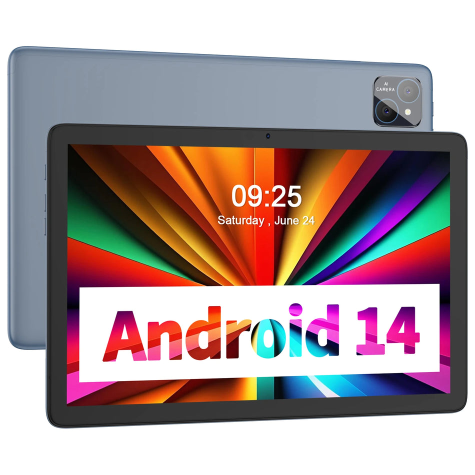 Pritom TAB11 Android 14 Tablet - Ultra Slim 8000mAh Battery Grey