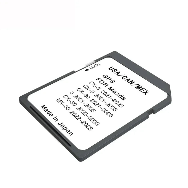Car SD Map Card Mazda CX9 21 22 23 - Fast Navigation