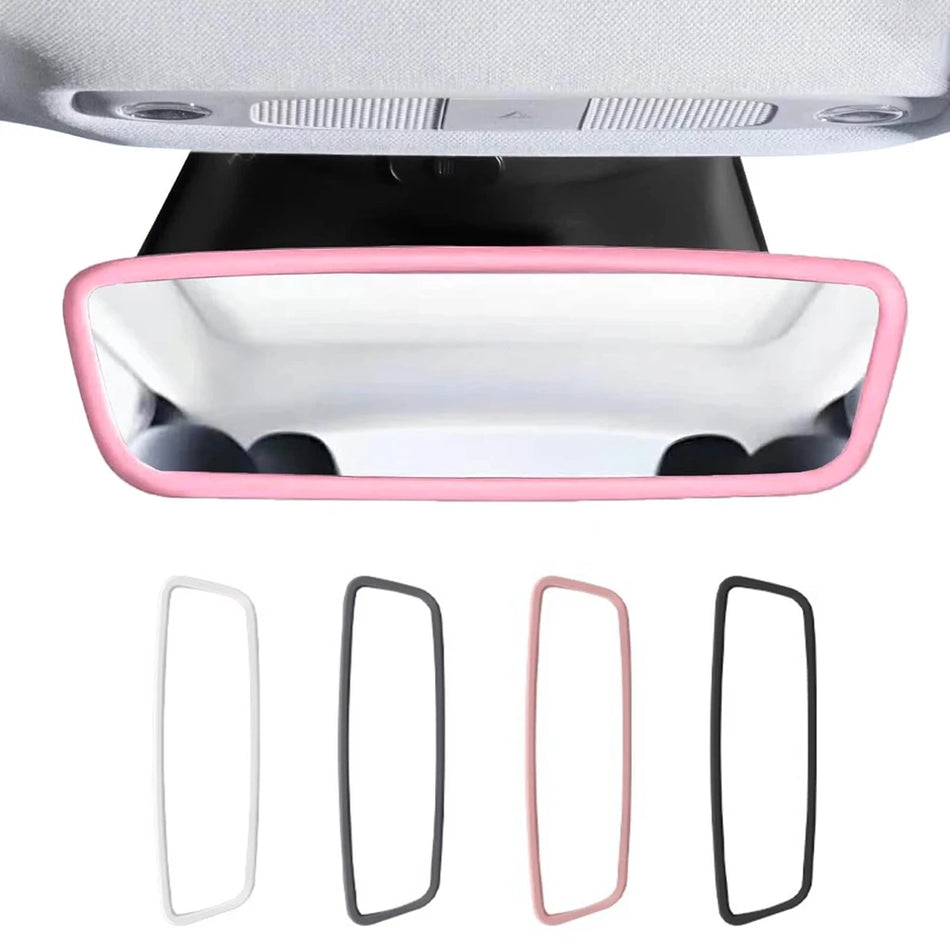 Silicone Rear View Mirror Frame for Tesla Model 3 Y S X Cover