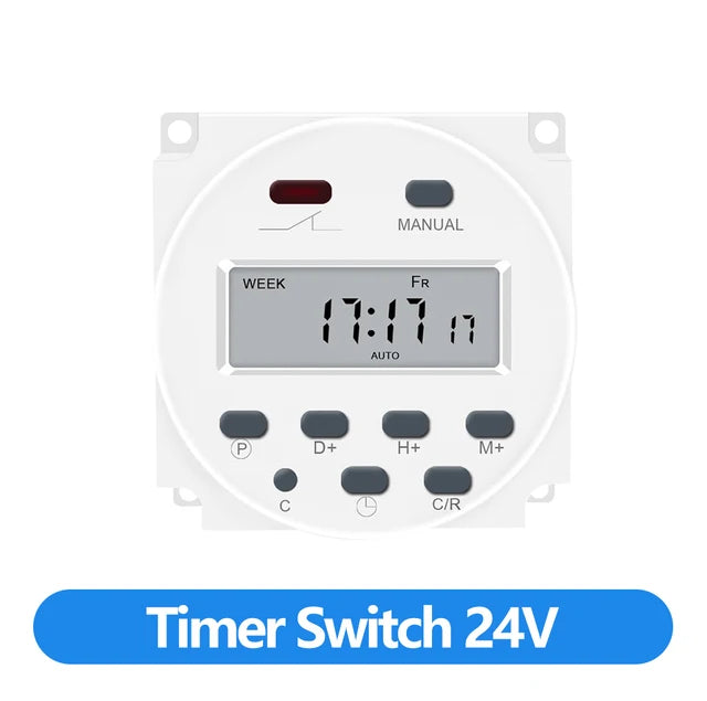 GTHURCS CN101A Timer Switch &ndash; Programmable Precision Control 24V DC and AC
