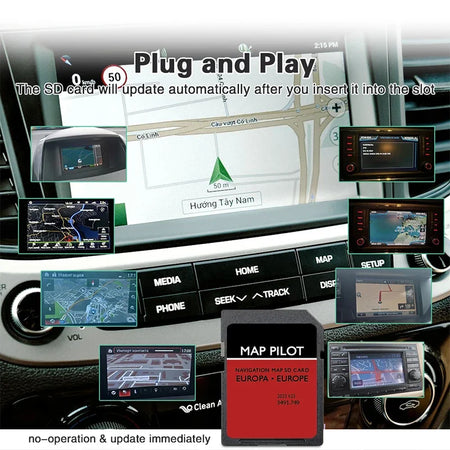 GPS Europe Map Upgrade for Becker MAP PILOT &ndash; 2023 Maps