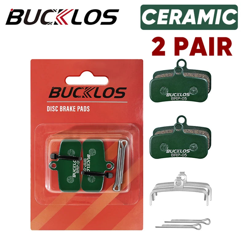Bucklos Ceramic Hydraulic Disc Pads D02S N03A &ndash; Resistant Ceramic 2Pairs