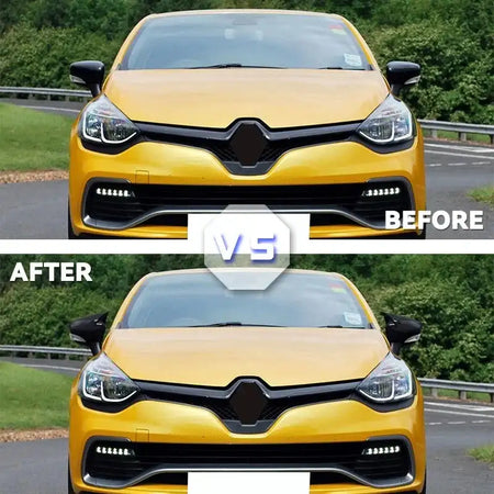 ABS Gloss Black Mirror Covers For Renault Clio 4 2012 2019