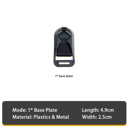 Quick Release Camera Buckle for Shoulder &amp; Wrist Straps - Compatible with Sony, Canon, Nikon 1x Base Plate