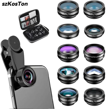 SZKOSTON805557 Phone Camera Lens Kit &ndash; Clip On Fisheye Lens