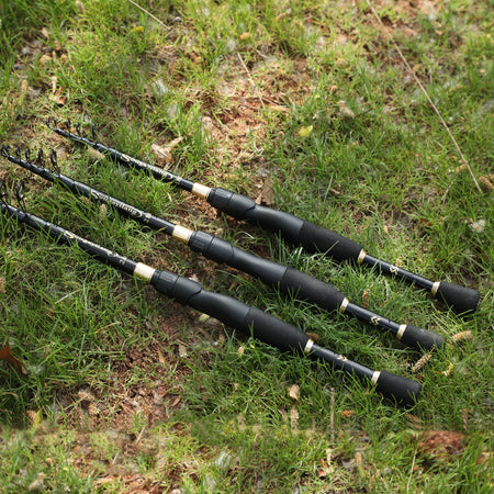 Sougayilang Telescopic Fishing Rod - Ultralight Carbon Fiber Spinning/Casting