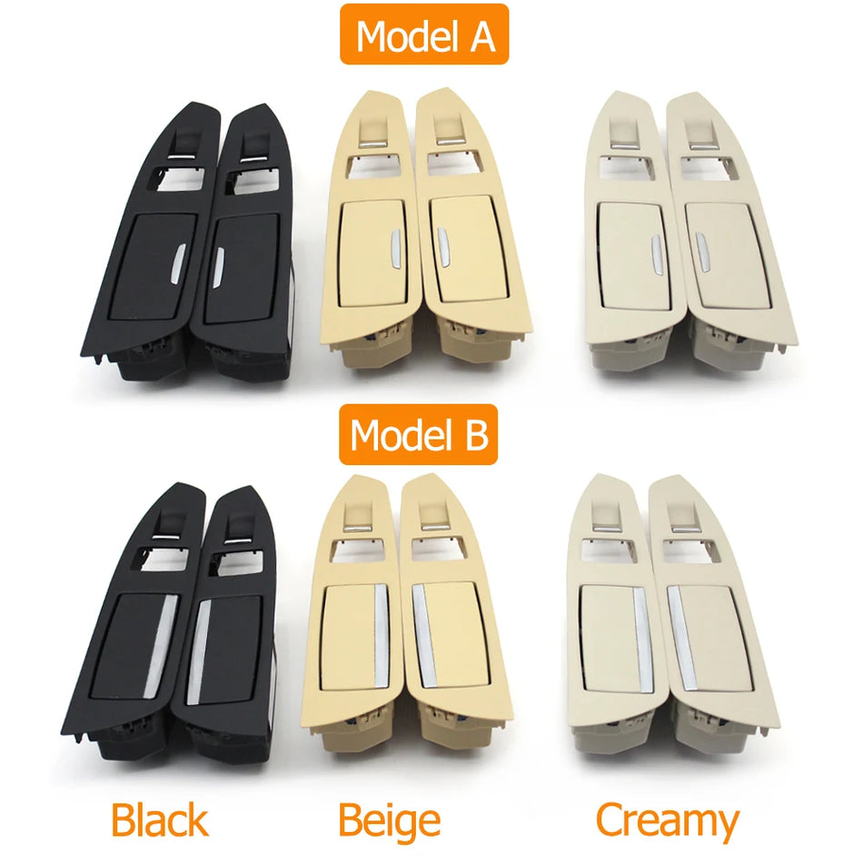 Rear Door Window Switch Cover Armrest Panel for BMW 7 Series F01 F02 PC ABS Durable Construction