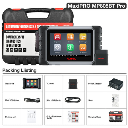 Autel MaxiPRO MP808BT Pro &ndash; Advanced ECU Coding Upgrade MP808BT PRO / United States