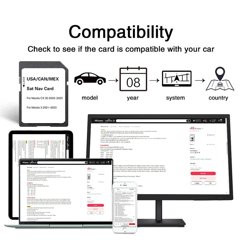 Garmin 16GB Navigation Map Update SD Card &ndash; North America