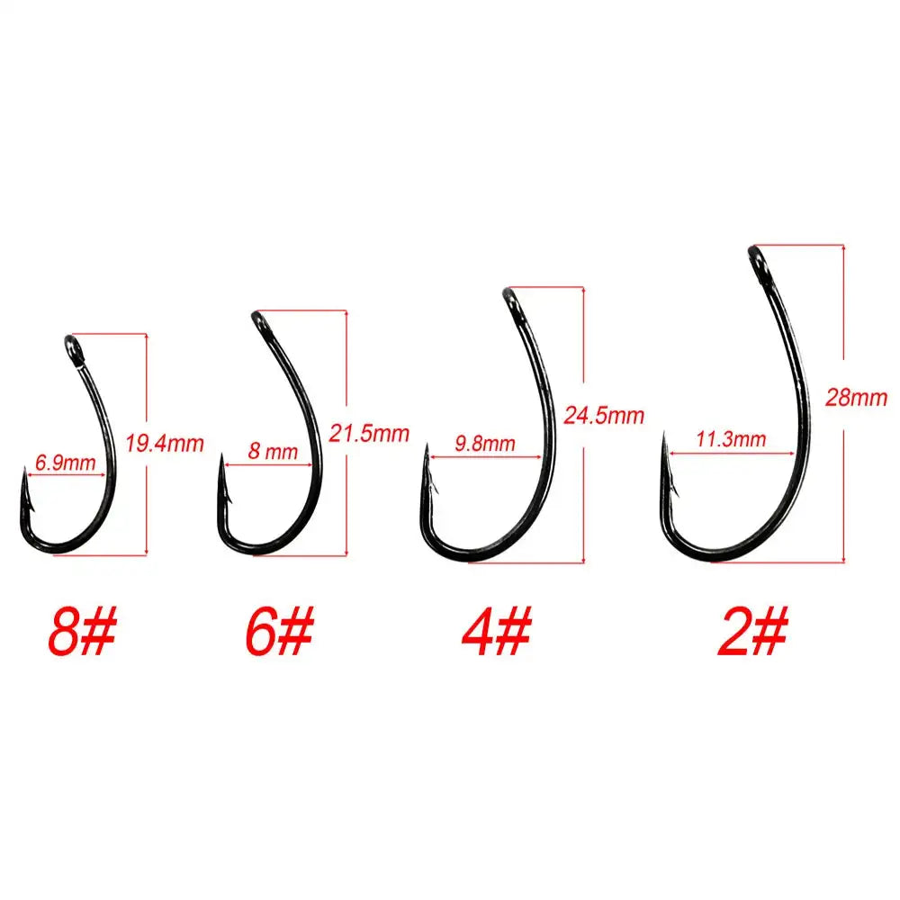 Hirisi 6 Pack Ready Made Carp Fishing Hook Link Rigs