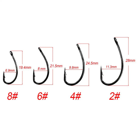 Hirisi 6 Pack Ready Made Carp Fishing Hook Link Rigs