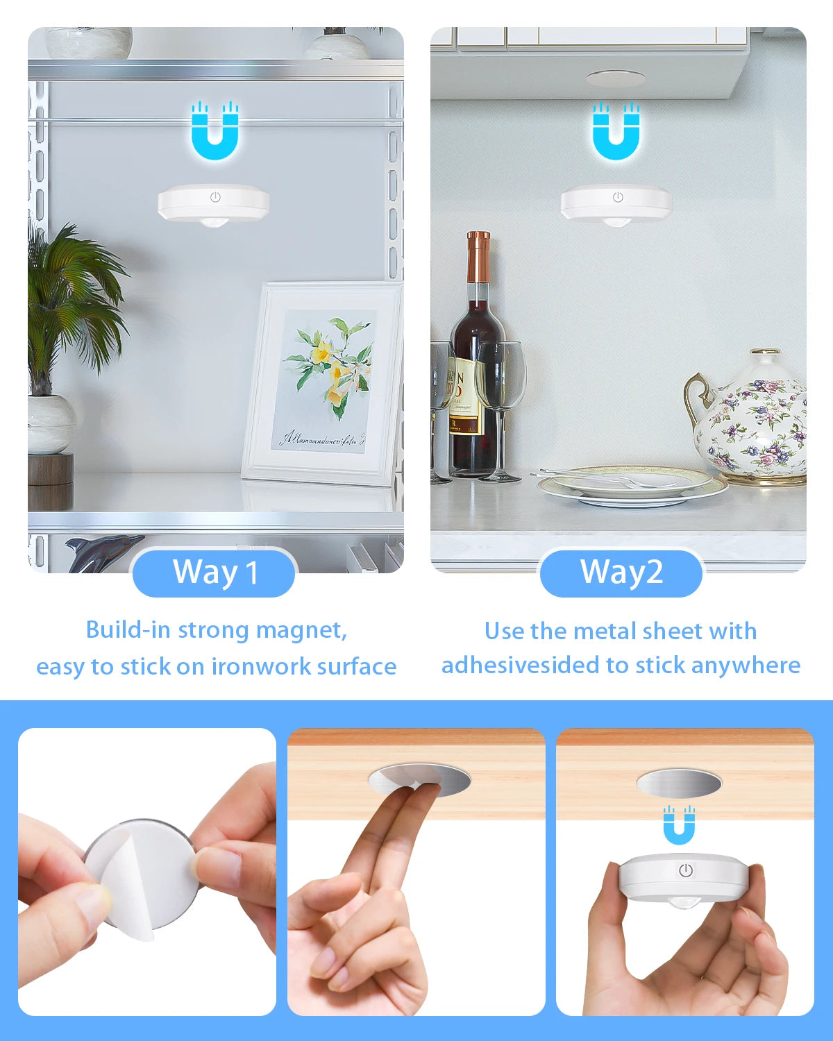 Willed RGB Night Lights 6 Pack &ndash; Remote Dimmable Lighting