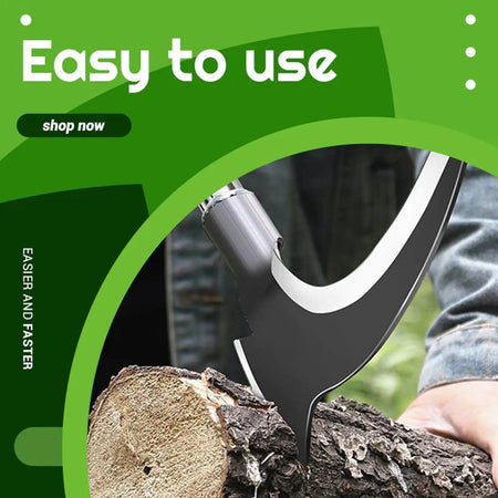 Double Scythe Multi-Purpose Brush Mowing Tool &ndash; Heavy Duty Forged Blade for Efficient Weeding