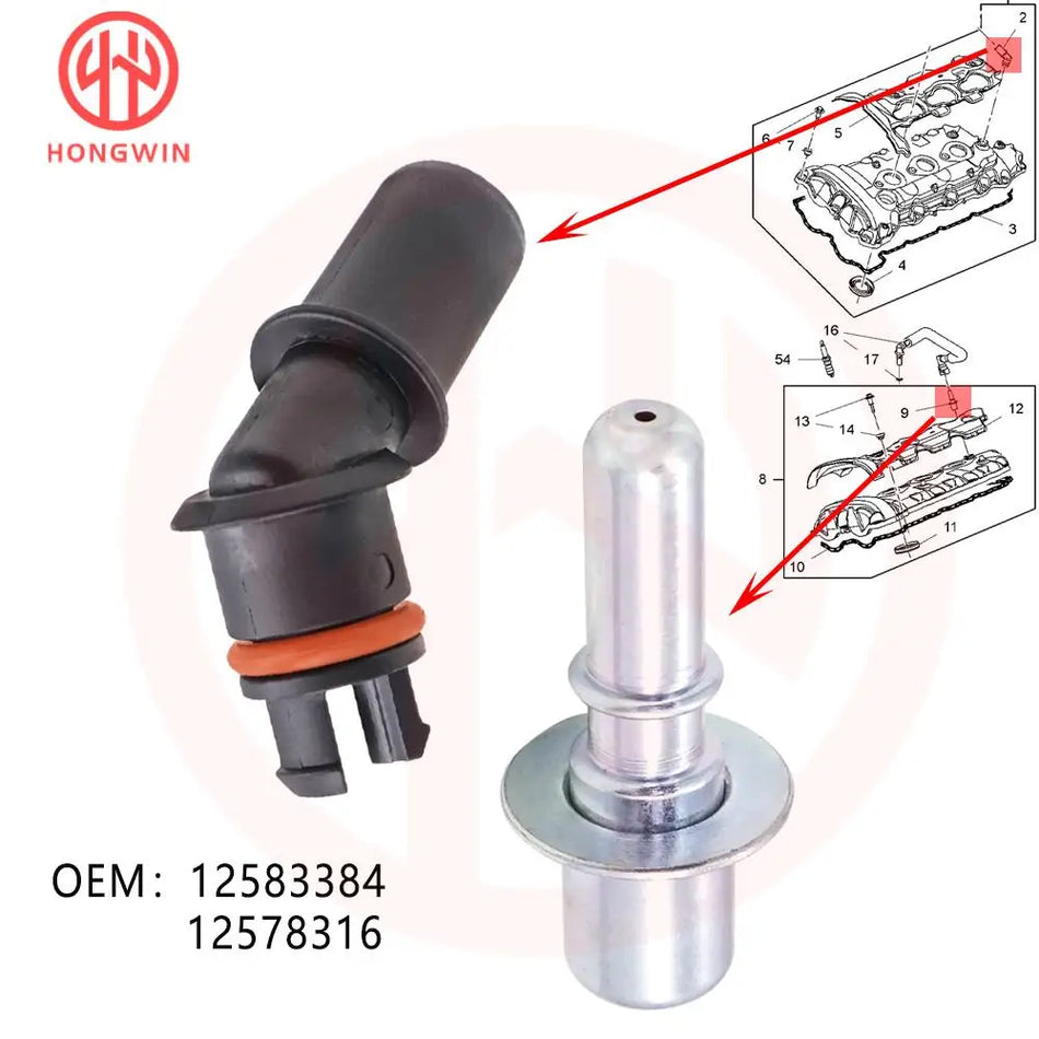Vanne PCV pour Cadillac CTS2 STS2 ATS, Buick LaCrosse, Chevrolet Impala
