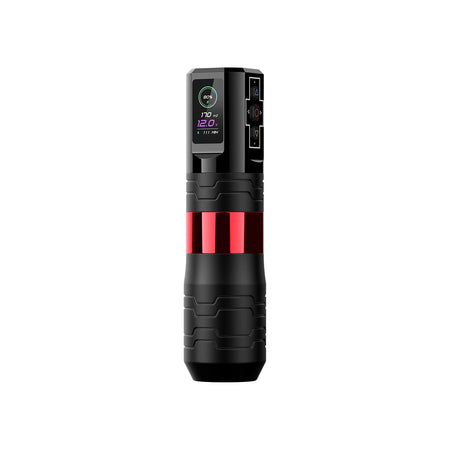 EZ P3 Pro Turbo &ndash; Wireless Battery Tattoo Pen OLED Display Red