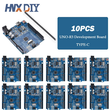 UNO R3 Development Board &ndash; High-Performance ATMEGA328P Microcontroller 10PCS-UNO R3 Type-C