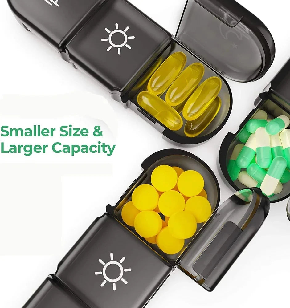 7 Days Weekly Pill Case &ndash; Portable Travel Organizer