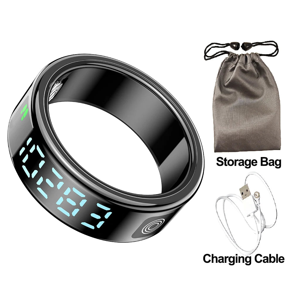 2025 SR08 Smart Ring with LED Display